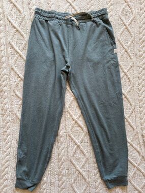 Vuori Sage Green Jogger Sweatpants with Drawstring, Size Small